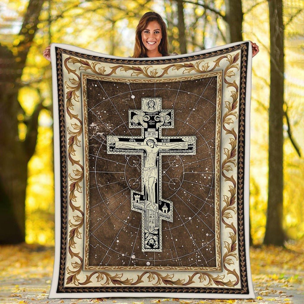 Blanket Eastern Orthodox Cross - OodieGang