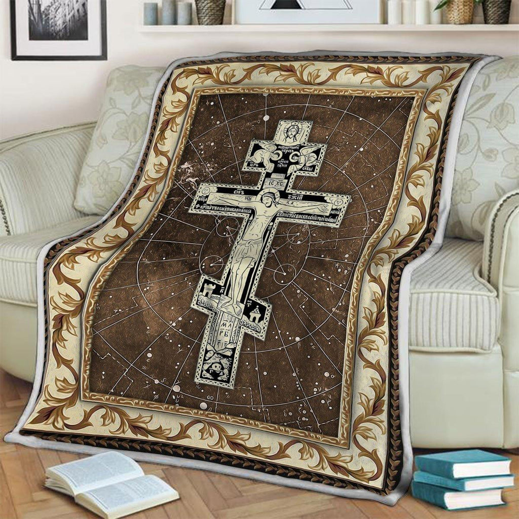 Blanket Eastern Orthodox Cross - OodieGang