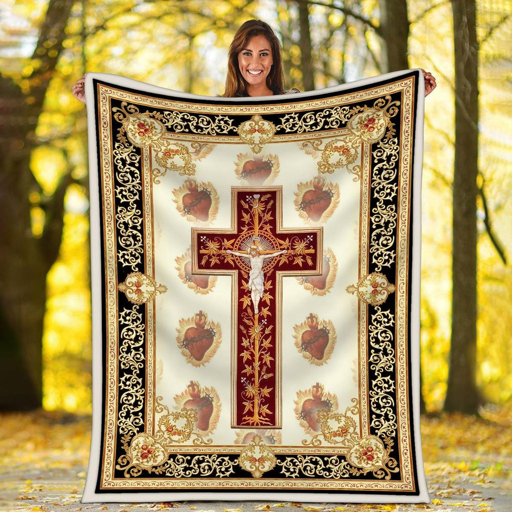 Blanket Sacred Heart Of Jesus - OodieGang