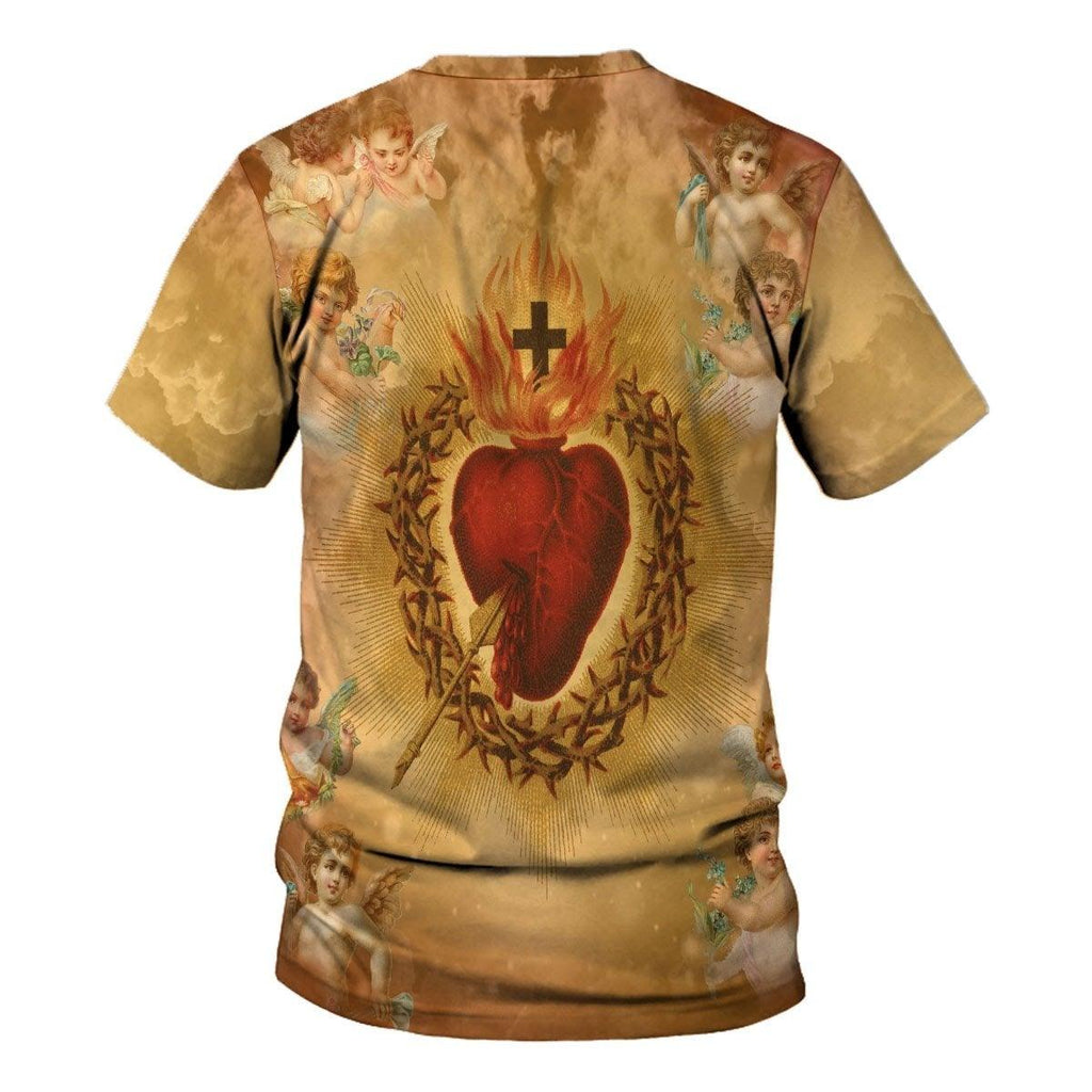 Blessed Virgin Mary & Jesus T-shirt - OodieGang