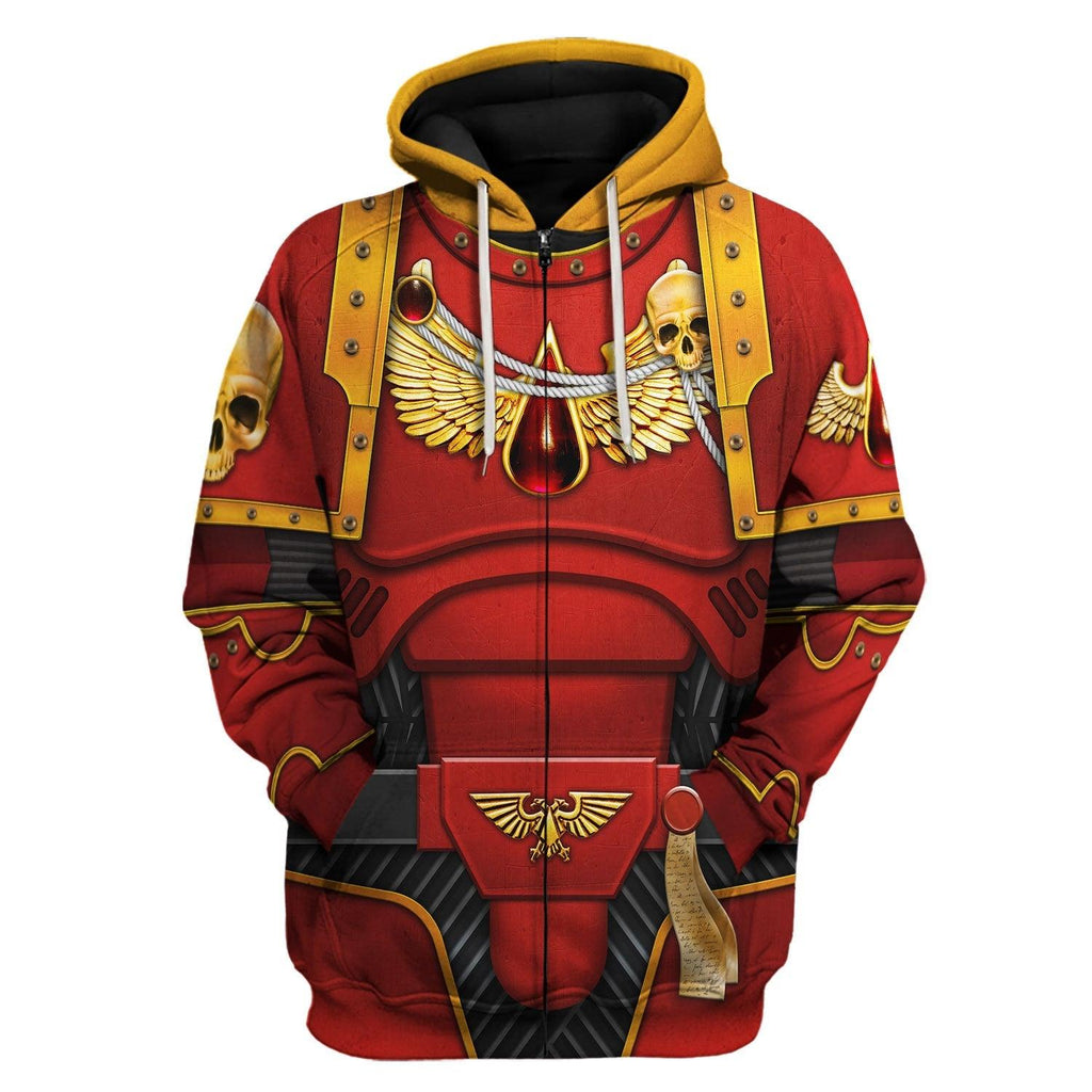 Blood Angels Captain T-shirt Hoodie Sweatpants Cosplay - OodieGang