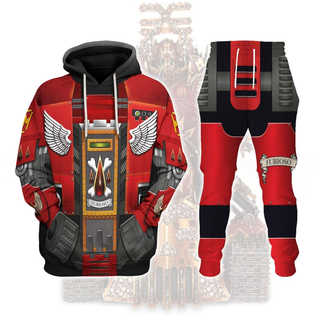 Blood Angels Furioso Dreadnought T-shirt Hoodie Sweatpants Cosplay - OodieGang