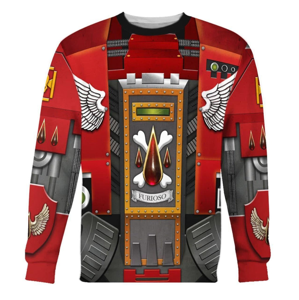 Blood Angels Furioso Dreadnought T-shirt Hoodie Sweatpants Cosplay - OodieGang