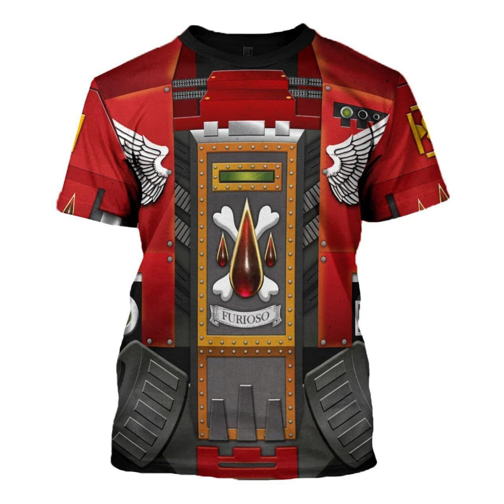 Blood Angels Furioso Dreadnought T-shirt Hoodie Sweatpants Cosplay - OodieGang