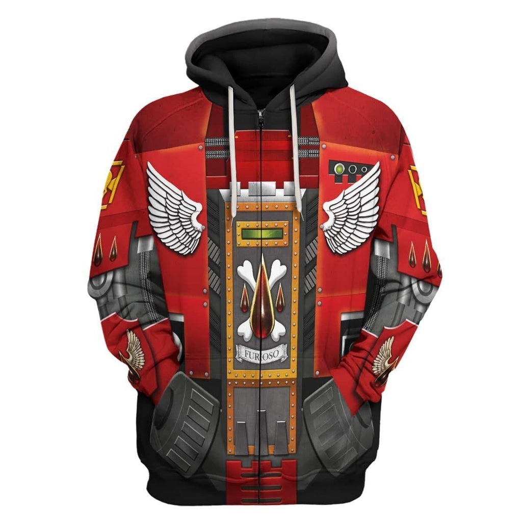 Blood Angels Furioso Dreadnought T-shirt Hoodie Sweatpants Cosplay - OodieGang