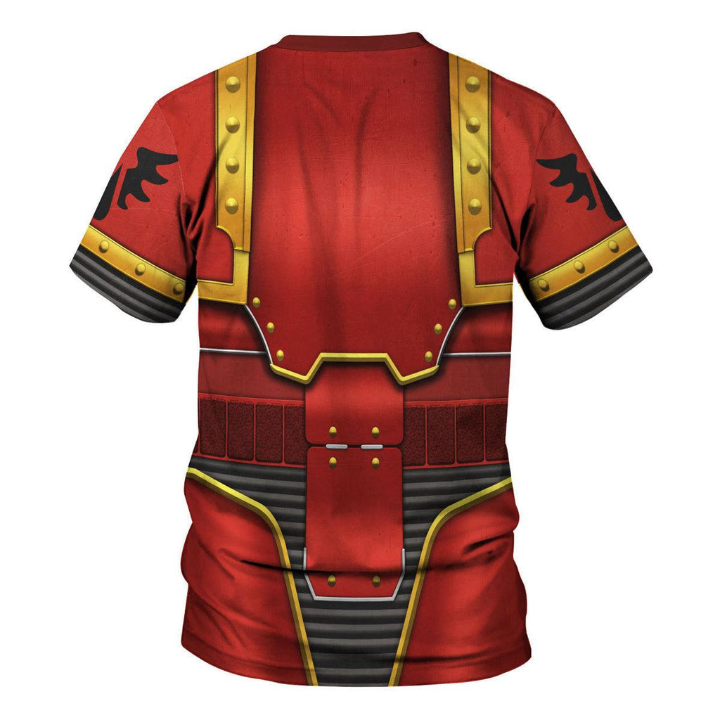 Blood Angels In Mark III Power Armor T-shirt Hoodie Sweatpants Cosplay - OodieGang