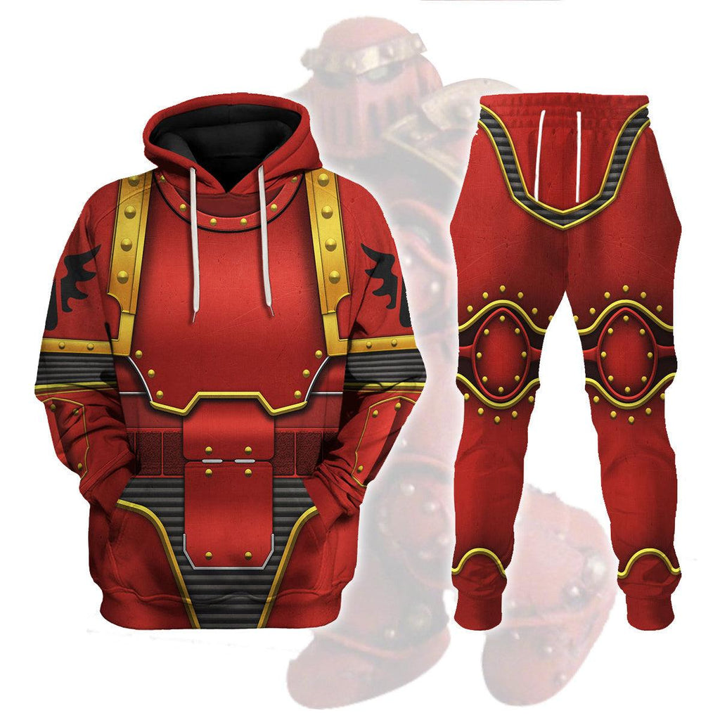 Blood Angels In Mark III Power Armor T-shirt Hoodie Sweatpants Cosplay - OodieGang