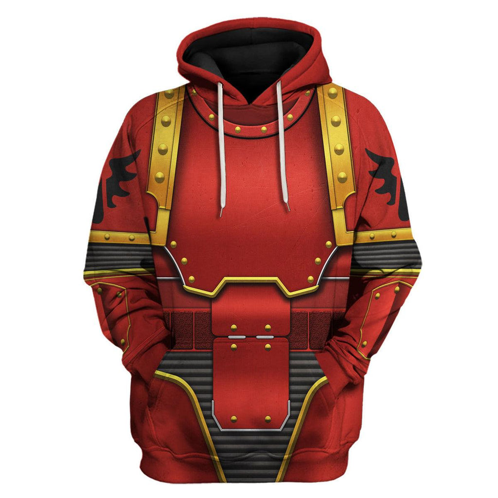 Blood Angels In Mark III Power Armor T-shirt Hoodie Sweatpants Cosplay - OodieGang