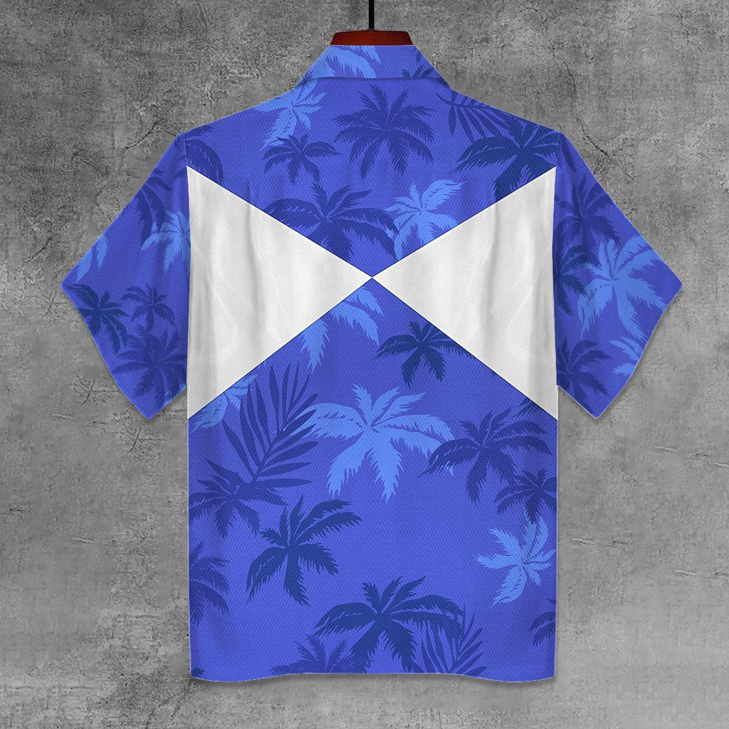 Blue Ranger x Tommy Vercetti Hawaiian Shirt & Beach Shorts - OodieGang.com