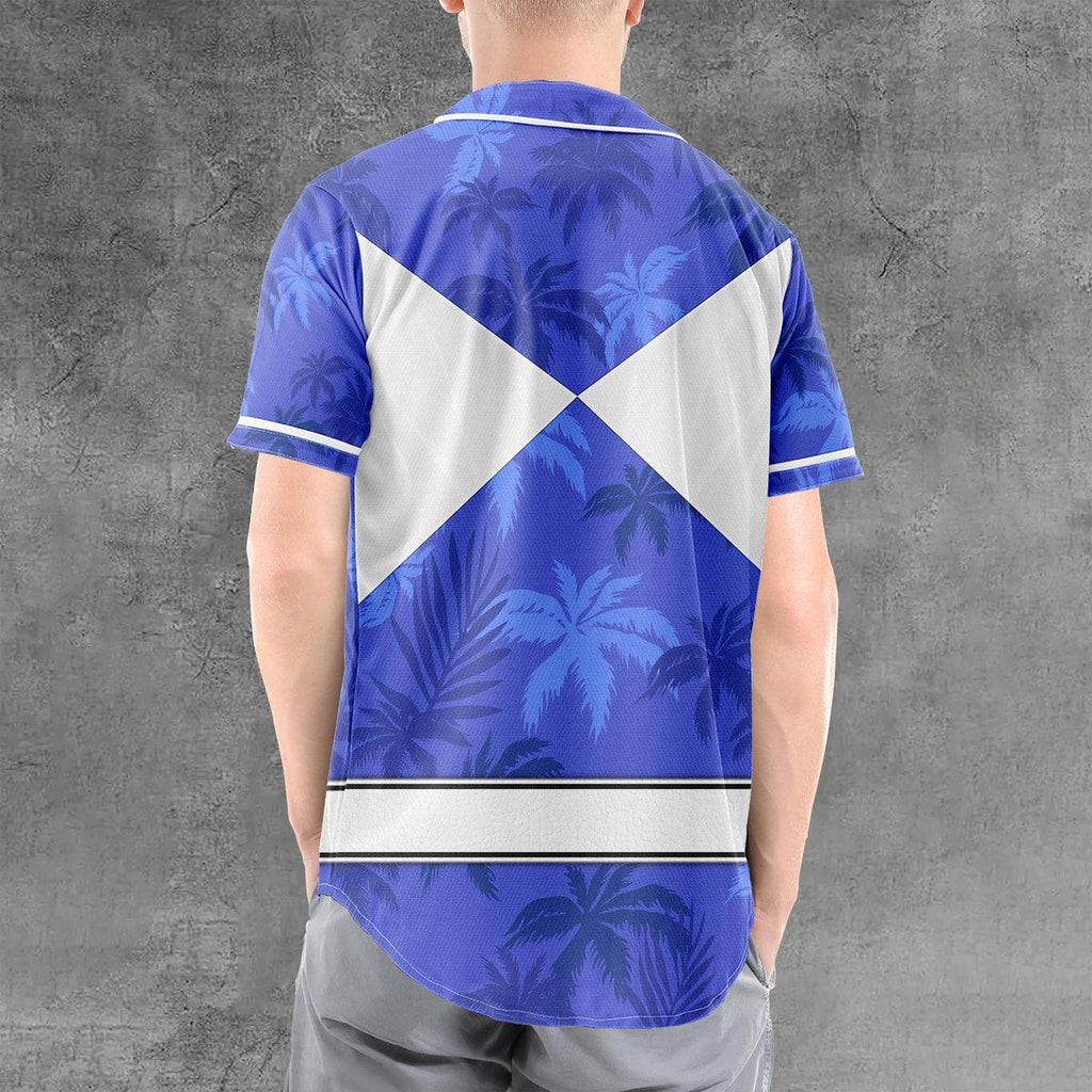 Blue Ranger x Tommy Vercetti MLB Jersey Shirt Beach Shorts - OodieGang.com