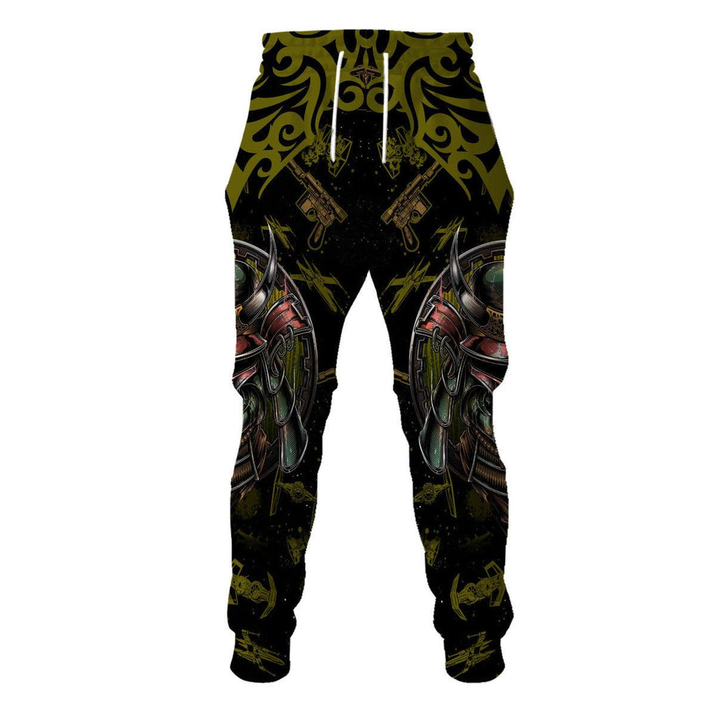 Boba Fet Samurai T-shirt Hoodie Sweatpants Apparel - OodieGang.com