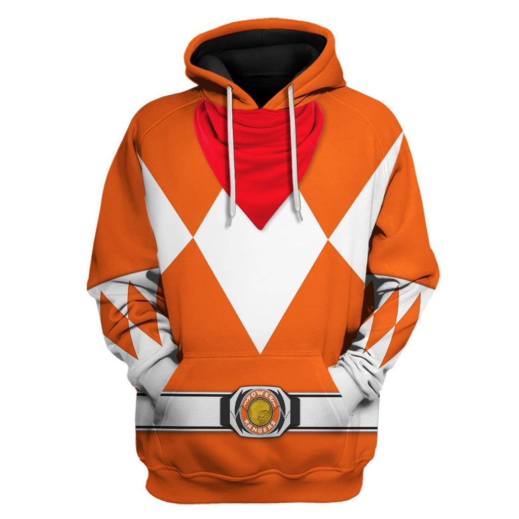 Bulk and Skull Orange Ranger Hoodies Sweatshirt T-shirt Hawaiian Sweatpants - OodieGang.com