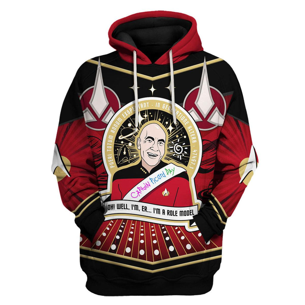 Captain Picard Day Hoodie Sweatshirt T-shirt Apparel - OodieGang.com