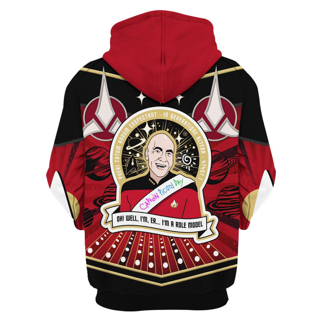 Captain Picard Day Hoodie Sweatshirt T-shirt Apparel - OodieGang.com