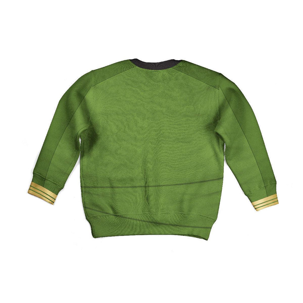 Captain Pike Green Costume Cosplay Kid Hoodie Sweatshirt T-Shirt - OodieGang.com