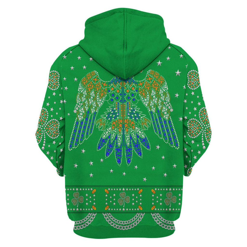 Celebrating the King: Elvis Presley Costume for St. Patrick's Day Hoodie Sweatshirt T-Shirt Sweatpants - OodieGang.com