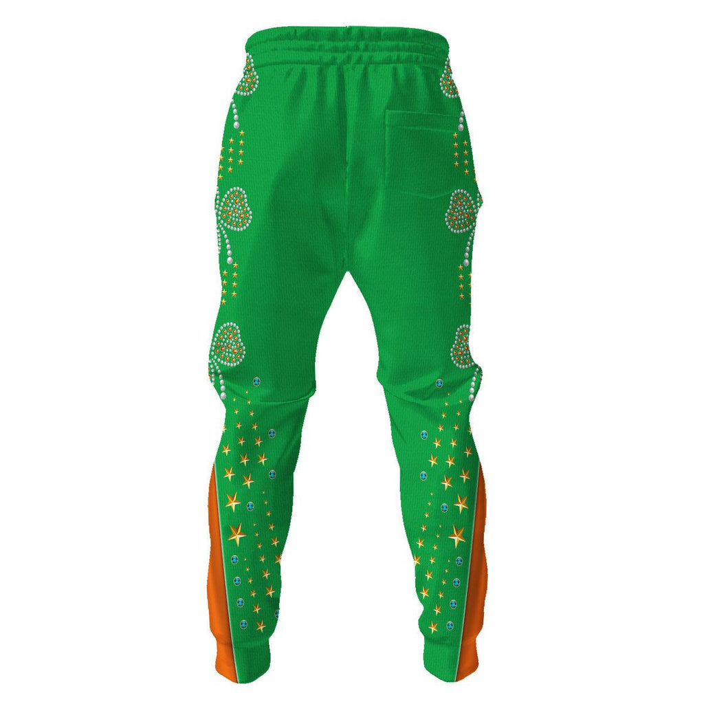 Celebrating the King: Elvis Presley EAGLE Costume for St. Patrick's Day Hoodie Sweatshirt T-Shirt Sweatpants - OodieGang.com