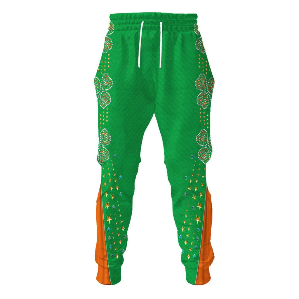 Celebrating the King: Elvis Presley EAGLE Costume for St. Patrick's Day Hoodie Sweatshirt T-Shirt Sweatpants - OodieGang.com