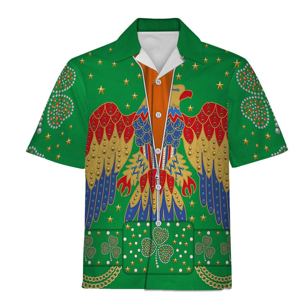 Celebrating the King: Elvis Presley EAGLE Costume for St. Patrick's Day Hoodie Sweatshirt T-Shirt Sweatpants - OodieGang.com