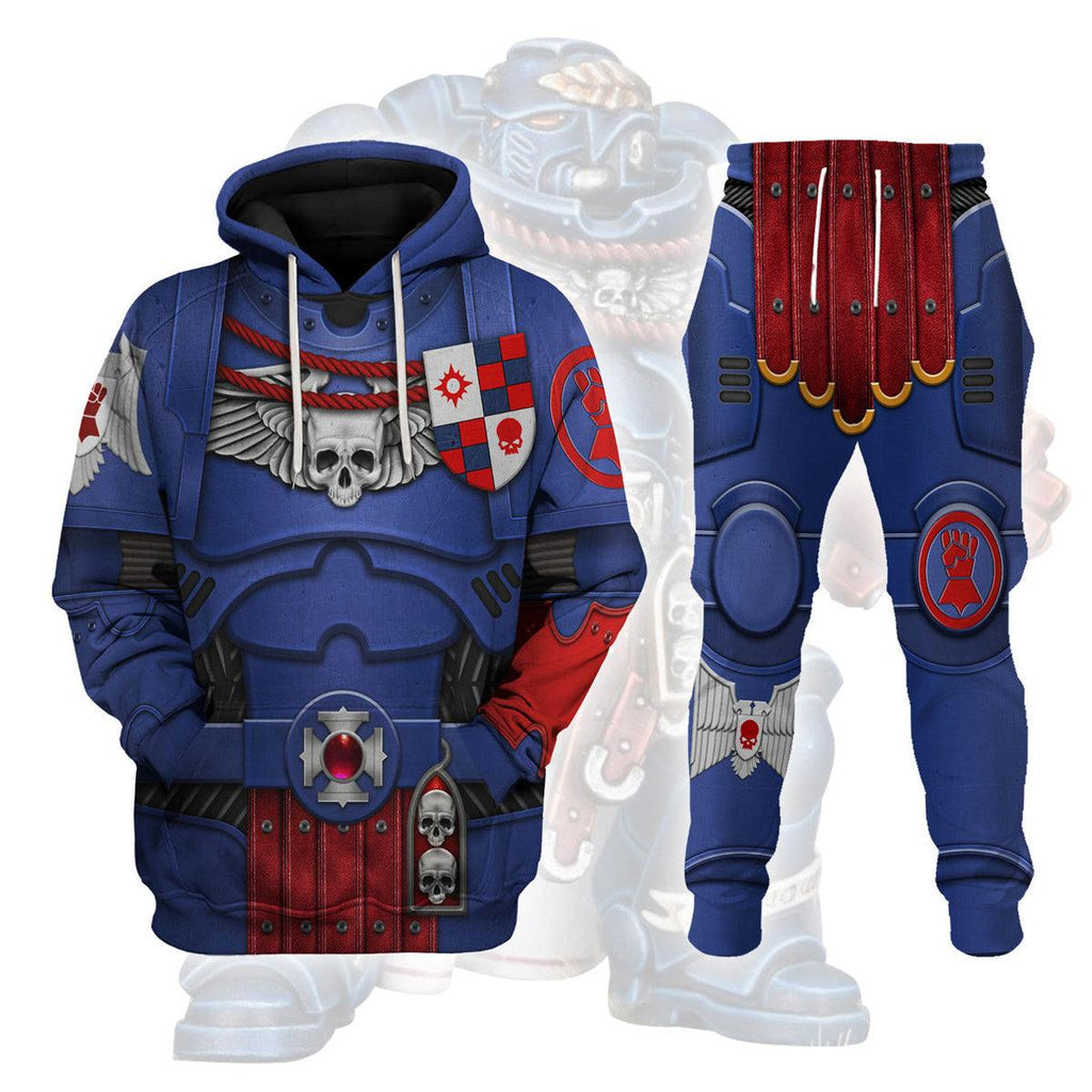 Crimson Fists Captain T-shirt Hoodie Sweatpants Cosplay - OodieGang