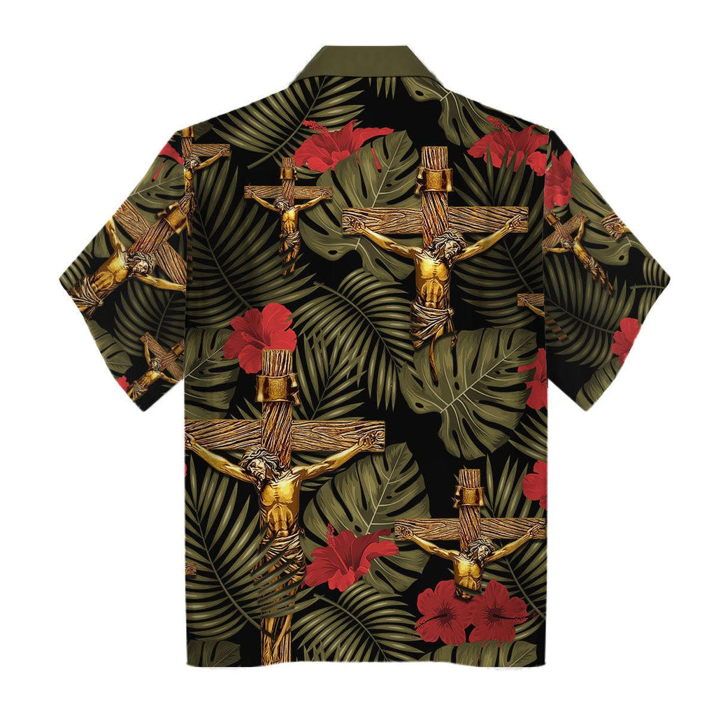 Crucifixion of Christ Hawaiian Shirt - OodieGang.com