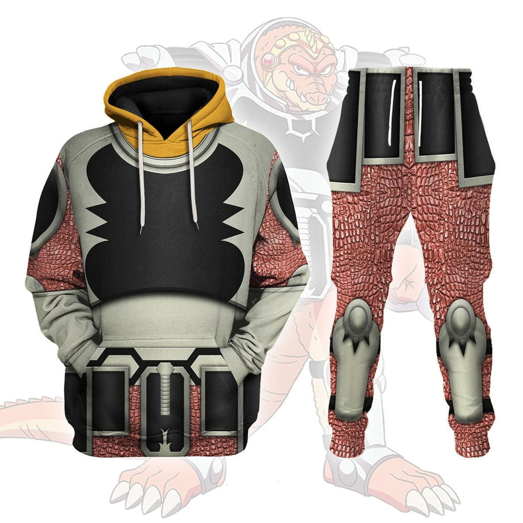 Dai No Daibouken Crocodine Hoodie T-shirt Sweatpants Cosplay - OodieGang