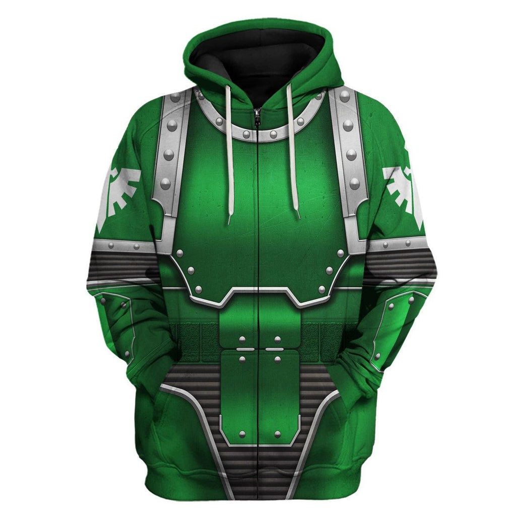 Dark Angels In Mark III Power Armor T-shirt Hoodie Sweatpants Cosplay - OodieGang