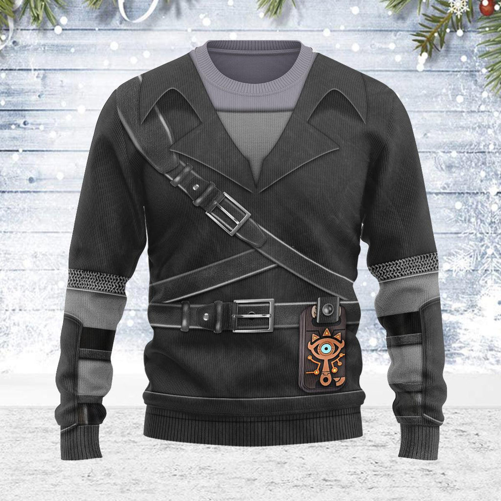 Dark Link Themed Costume Unisex Christmas Wool Sweater - OodieGang.com