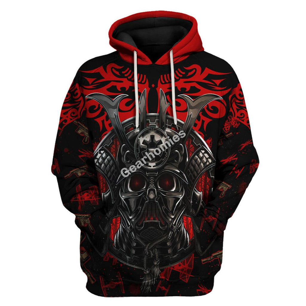 Darth Vader Samurai T-shirt Hoodie Sweatpants Apparel - OodieGang.com