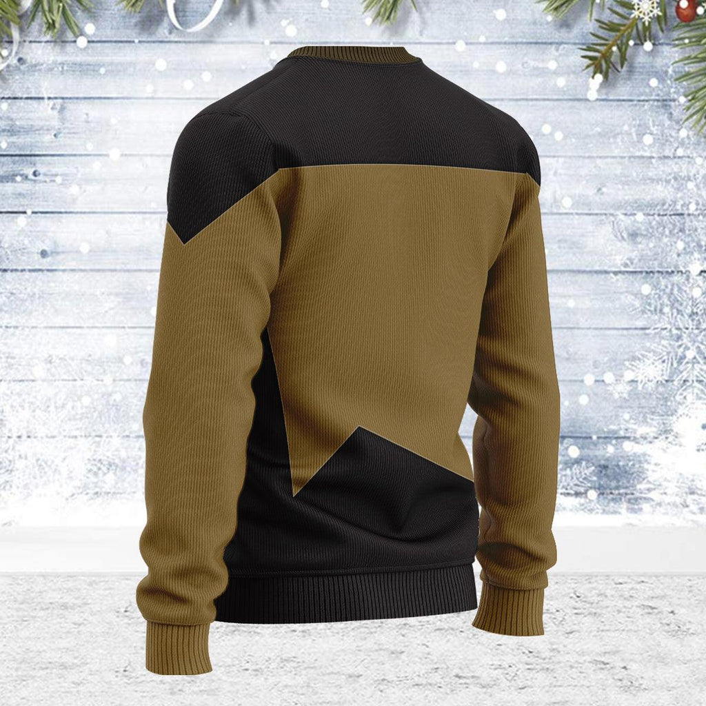 Data Themed Costume Christmas Wool Sweater - OodieGang.com