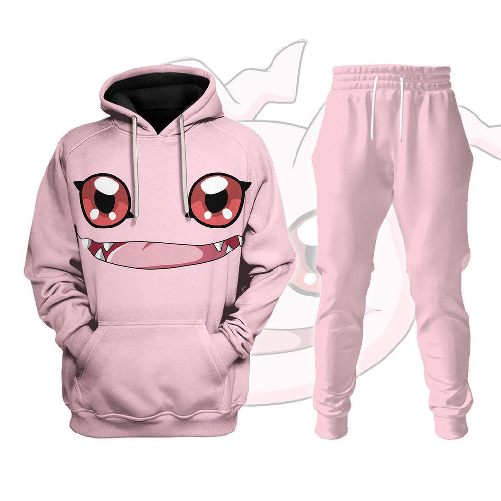 Digimon Adventure Koromon Hoodie T-shirt Sweatpants Cosplay - OodieGang