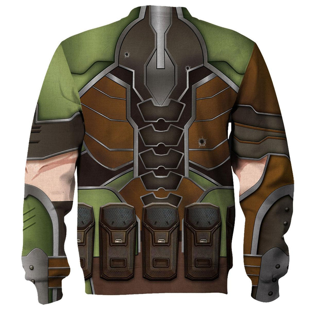 Doomguy Hoodies Sweatshirt T-shirt Hawaiian Tracksuit - OodieGang.com