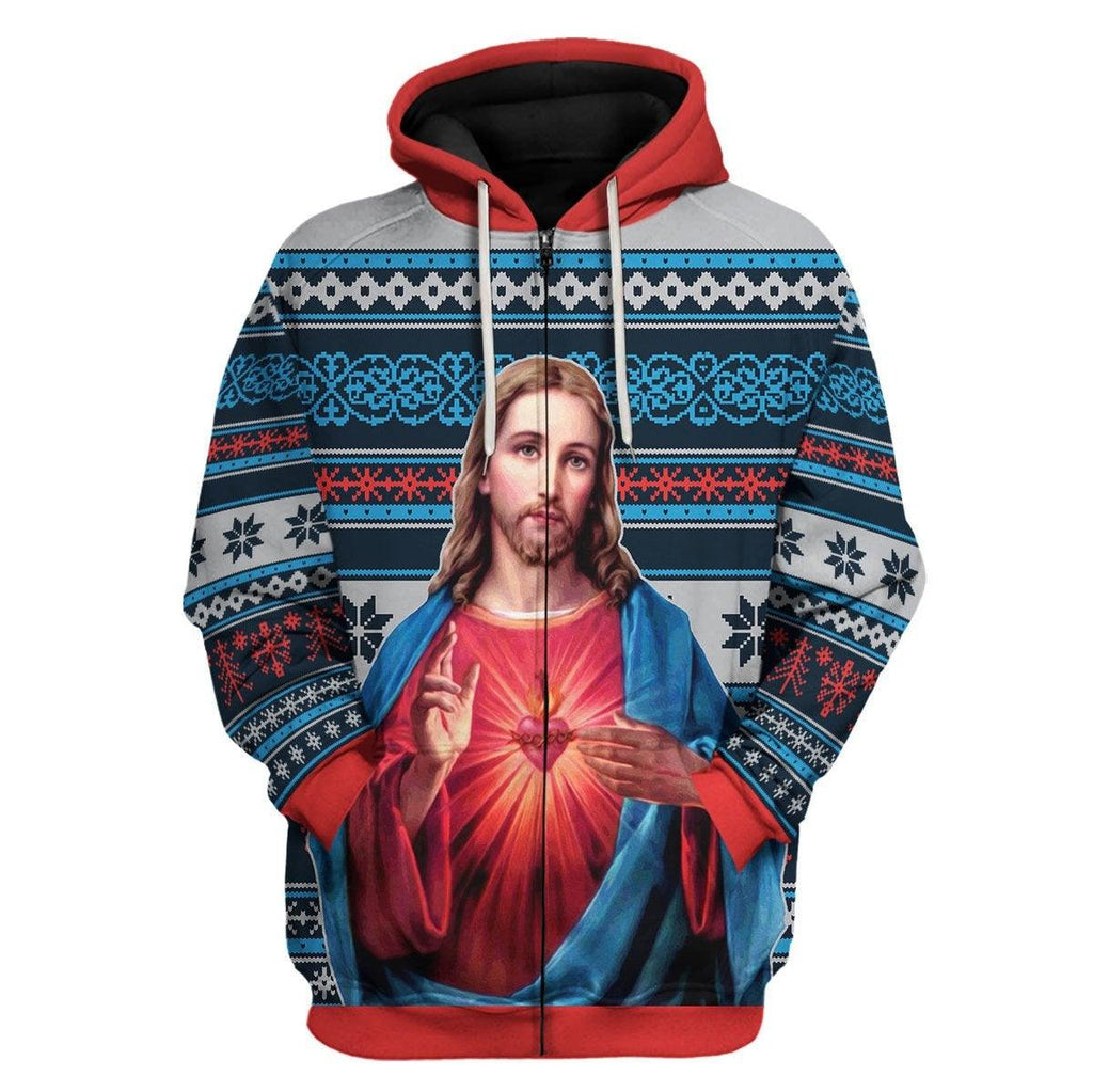 Jesus Christ Zip Hoodie - OodieGang