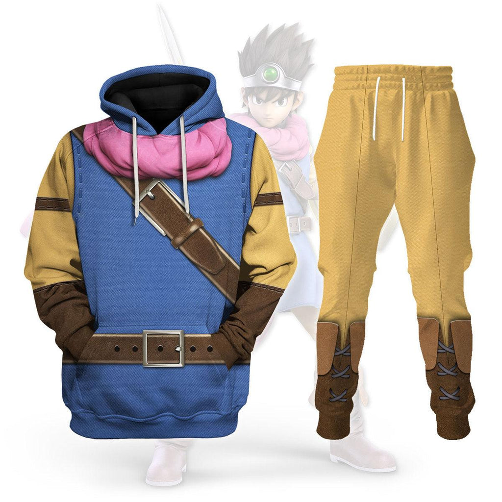 Dragon Quest Erdrick Hoodie T-shirt Sweatpants Cosplay - OodieGang