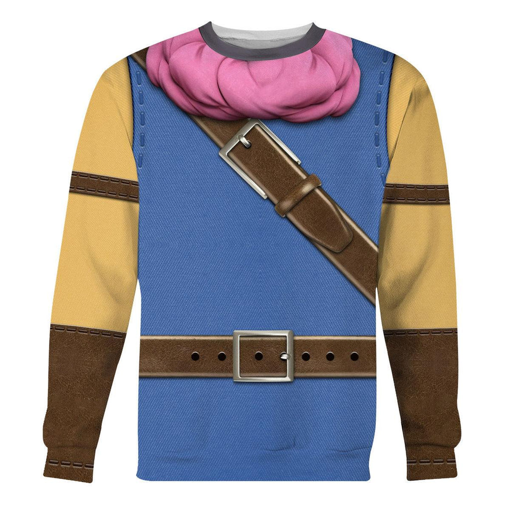 Dragon Quest Erdrick Hoodie T-shirt Sweatpants Cosplay - OodieGang