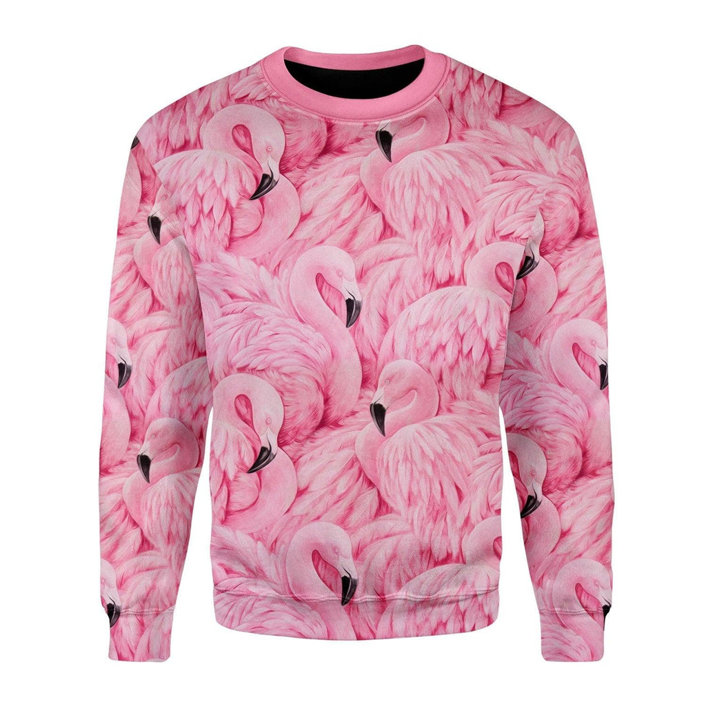 Flamingo Animal Cosplay T-shirt Hoodie Sweatpants Apparel - OodieGang