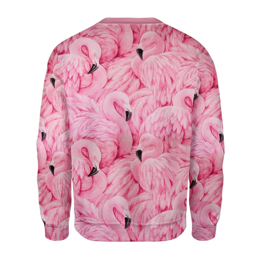 Flamingo Animal Cosplay T-shirt Hoodie Sweatpants Apparel - OodieGang