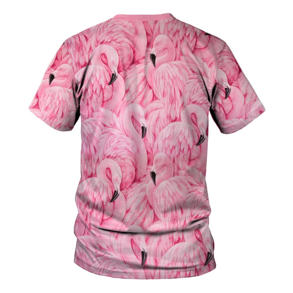 Flamingo Animal Cosplay T-shirt Hoodie Sweatpants Apparel - OodieGang