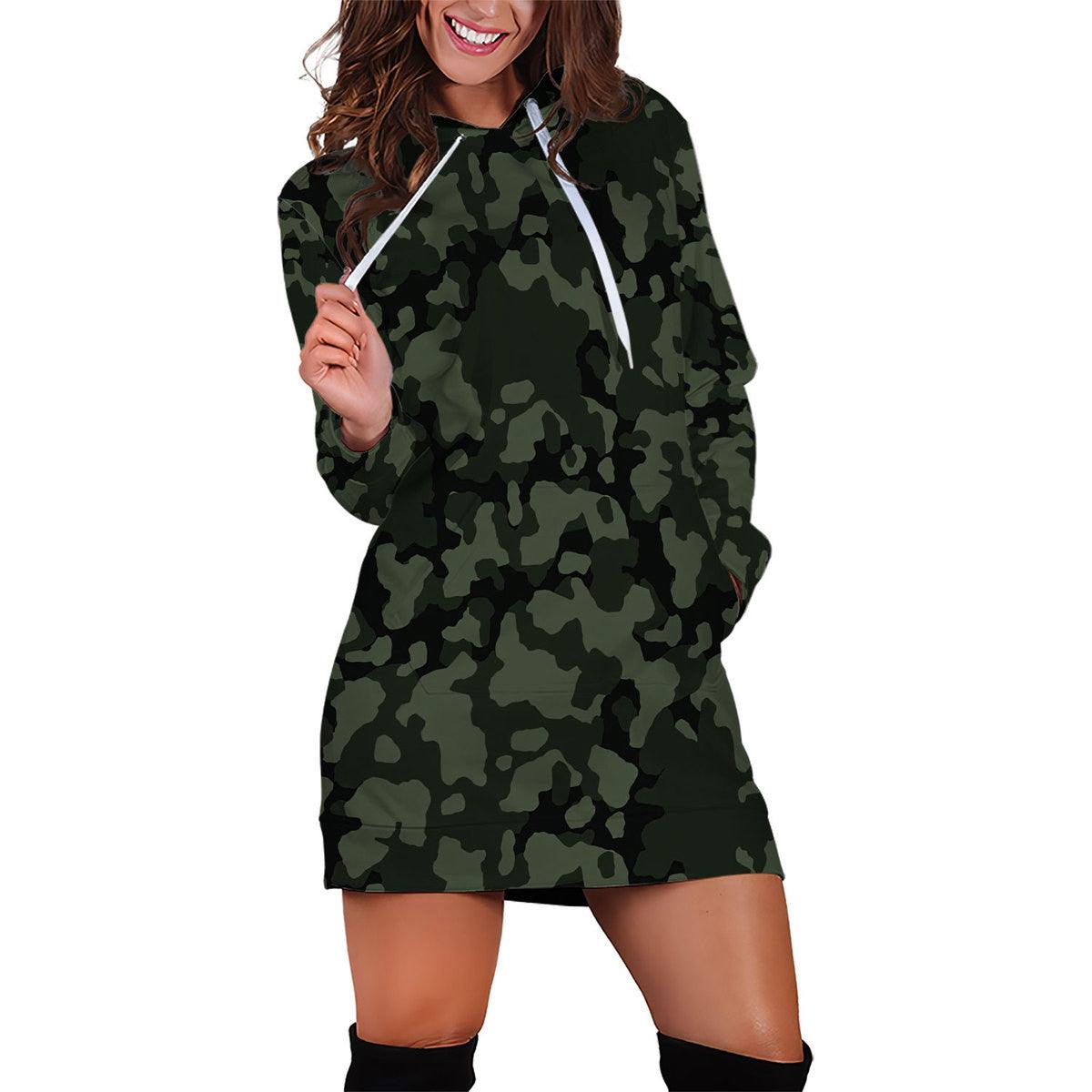 Flecktarn Darkgreen Dress Hoodie – makerhuman.com