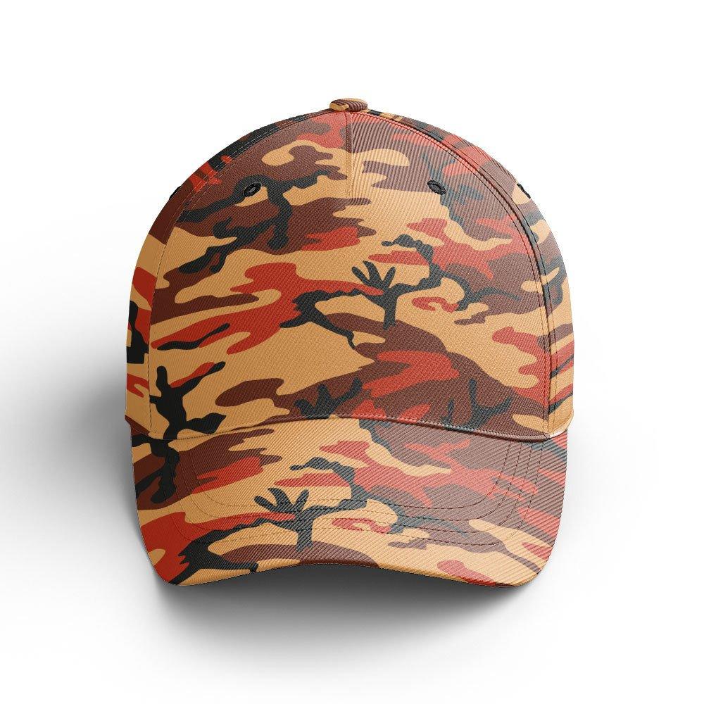 Flecktarn Red Brown German WWII Camo Patterns Cap - OodieGang