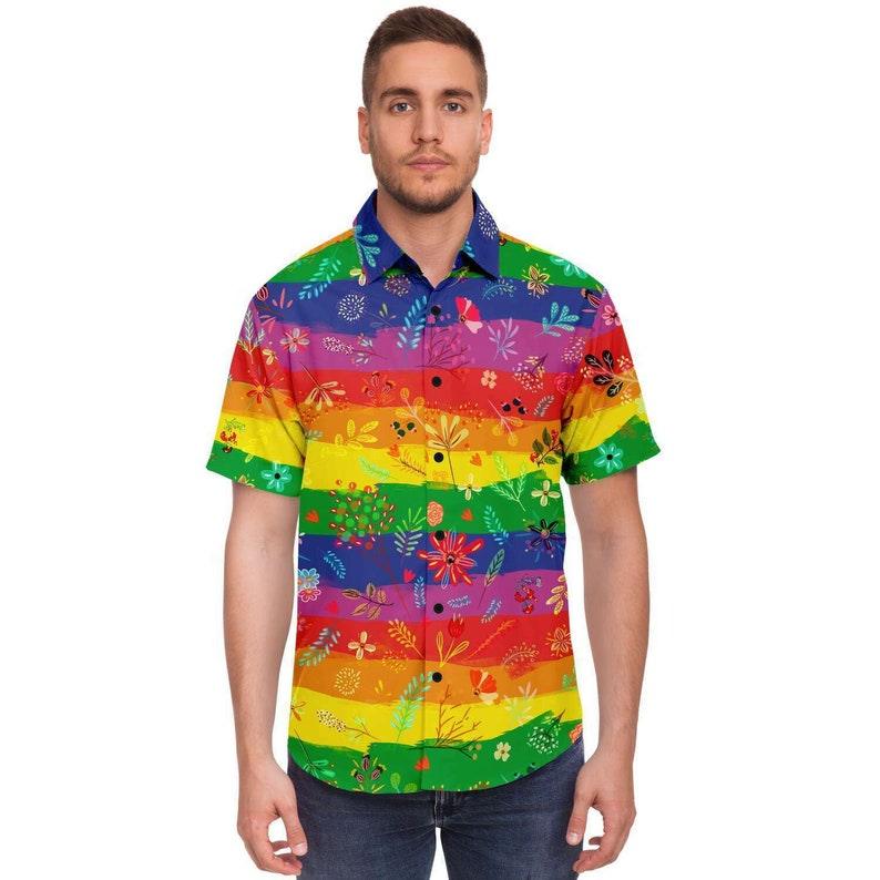 Gay Flower Hawaiian Shirt - OodieGang