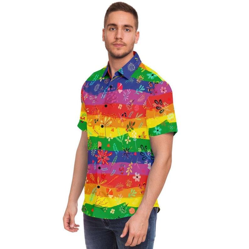 Gay Flower Hawaiian Shirt - OodieGang