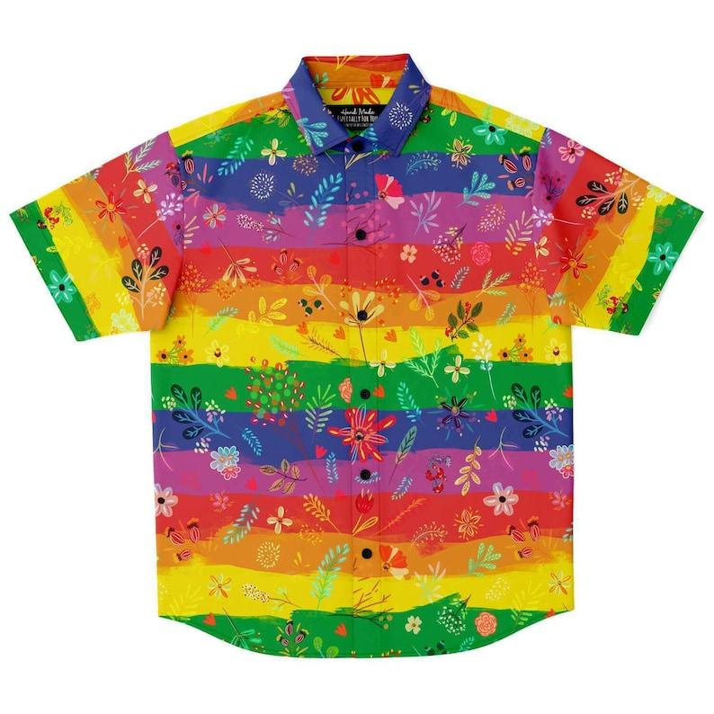 Gay Flower Hawaiian Shirt - OodieGang