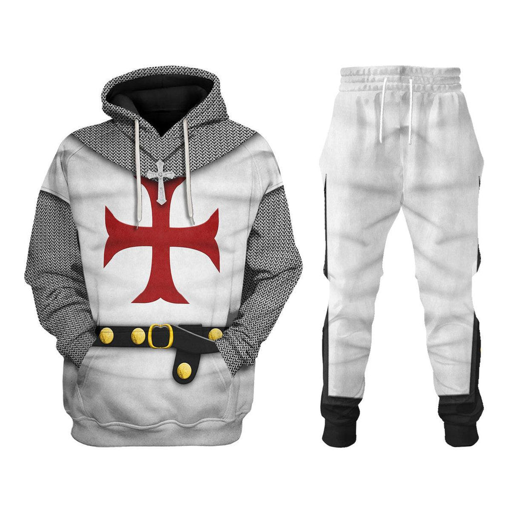 Oodiegang 1147Ÿ??1149 English Templar Knight Costume Hoodie Sweatshirt T-Shirt Tracksuit - Oodiegang.com