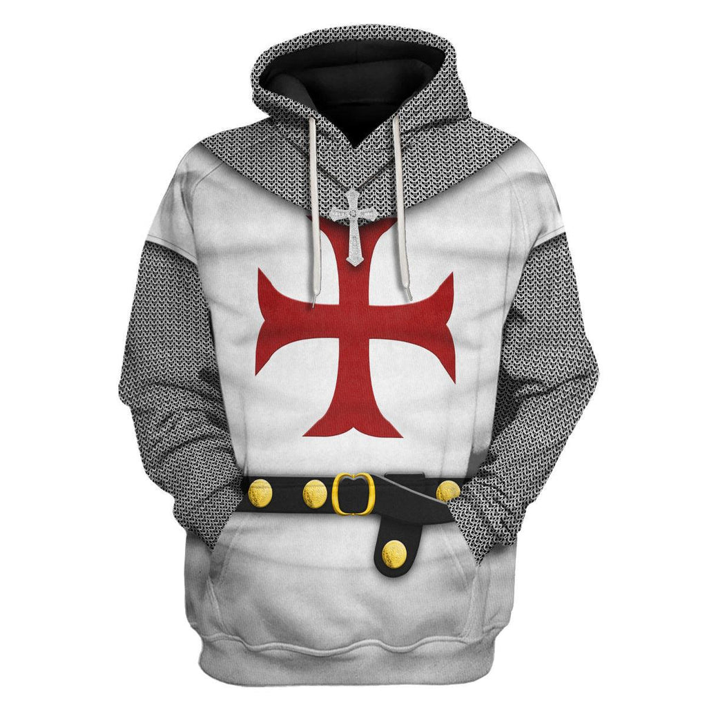 Oodiegang 1147Ÿ??1149 English Templar Knight Costume Hoodie Sweatshirt T-Shirt Tracksuit - Oodiegang.com