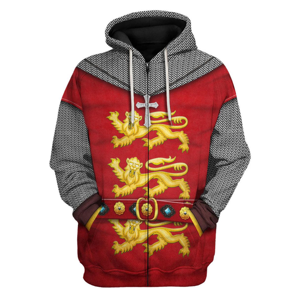 Oodiegang 1189Ÿ??1192 Crusader King Knights Costume Hoodie Sweatshirt T-Shirt Tracksuit - Oodiegang.com