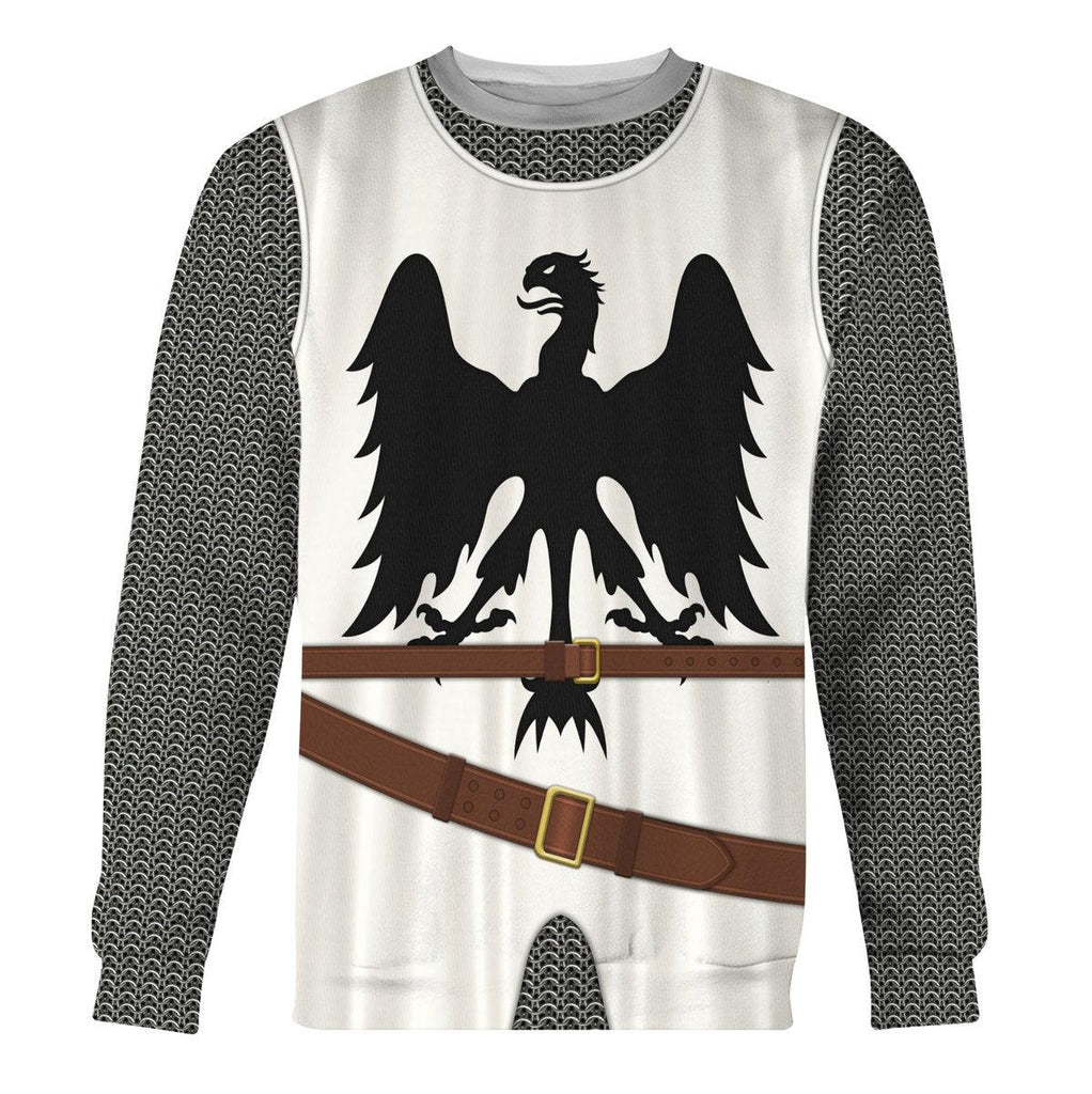 Oodiegang 12th Century German Knight Costume Hoodie Sweatshirt T-Shirt Tracksuit - Oodiegang.com