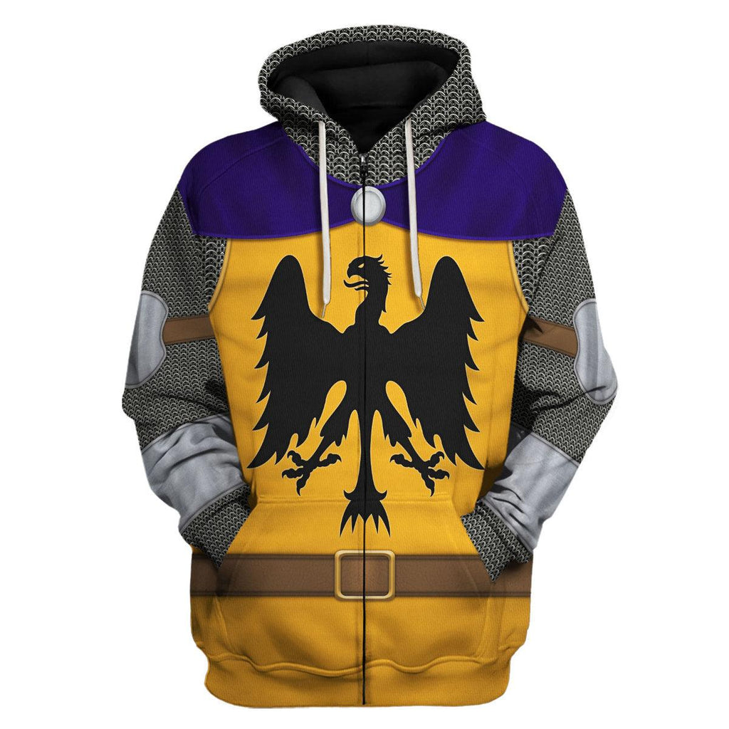 Oodiegang 12th Century Holy Roman Empire Knight Costume Hoodie Sweatshirt T-Shirt Tracksuit - Oodiegang.com