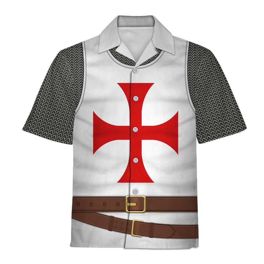 Oodiegang 12th Century Knights Templar Costume Hoodie Sweatshirt T-Shirt Tracksuit - Oodiegang.com