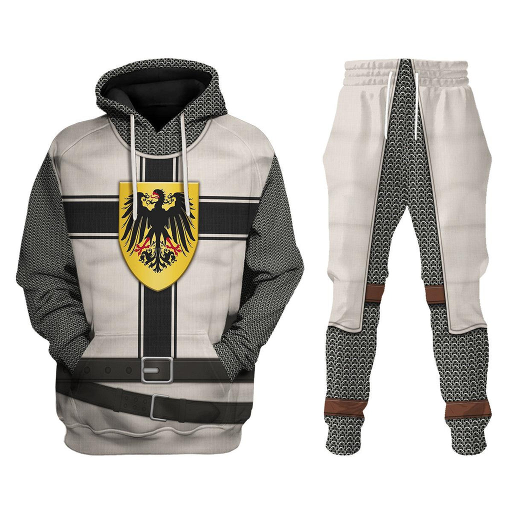 Oodiegang 13th Century Teutonic Knight of Saint Mary Costume Hoodie Sweatshirt T-Shirt Tracksuit - Oodiegang.com